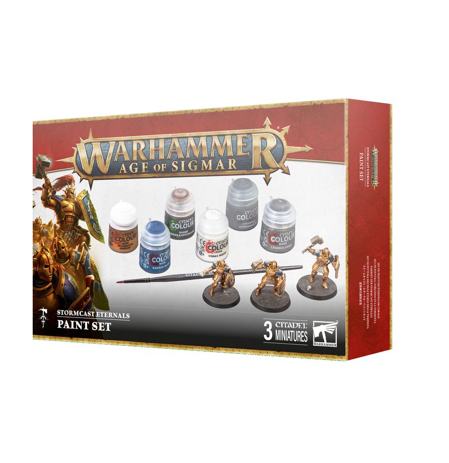 AGE OF SIGMAR: STORMCAST + PAINT SET + CLIPPERS
