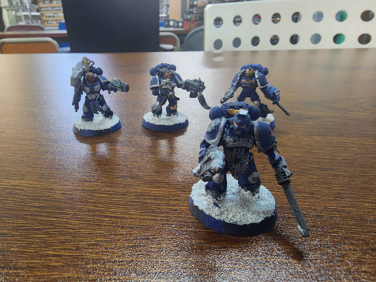 SSS671 Space wolves company veterans x5
