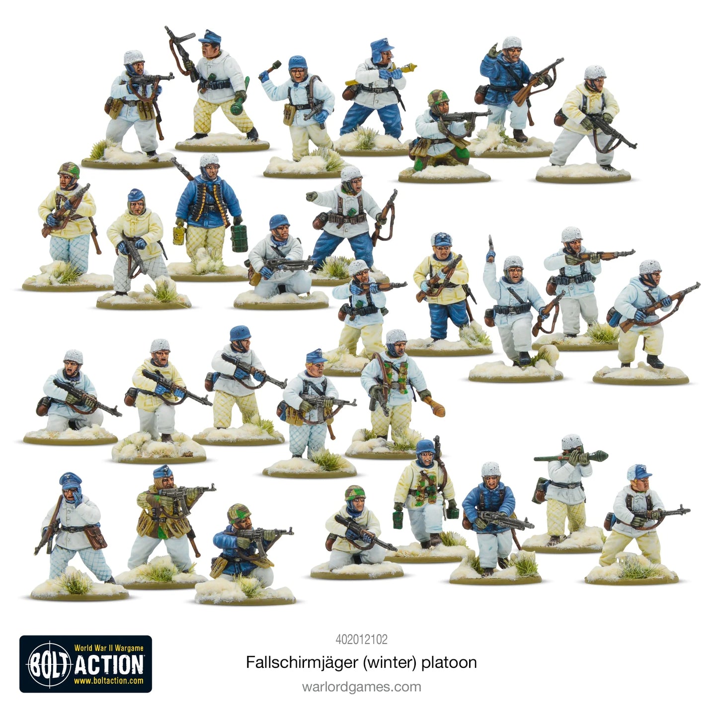 BOLT ACTION Fallschirmjäger Platoon (Winter)