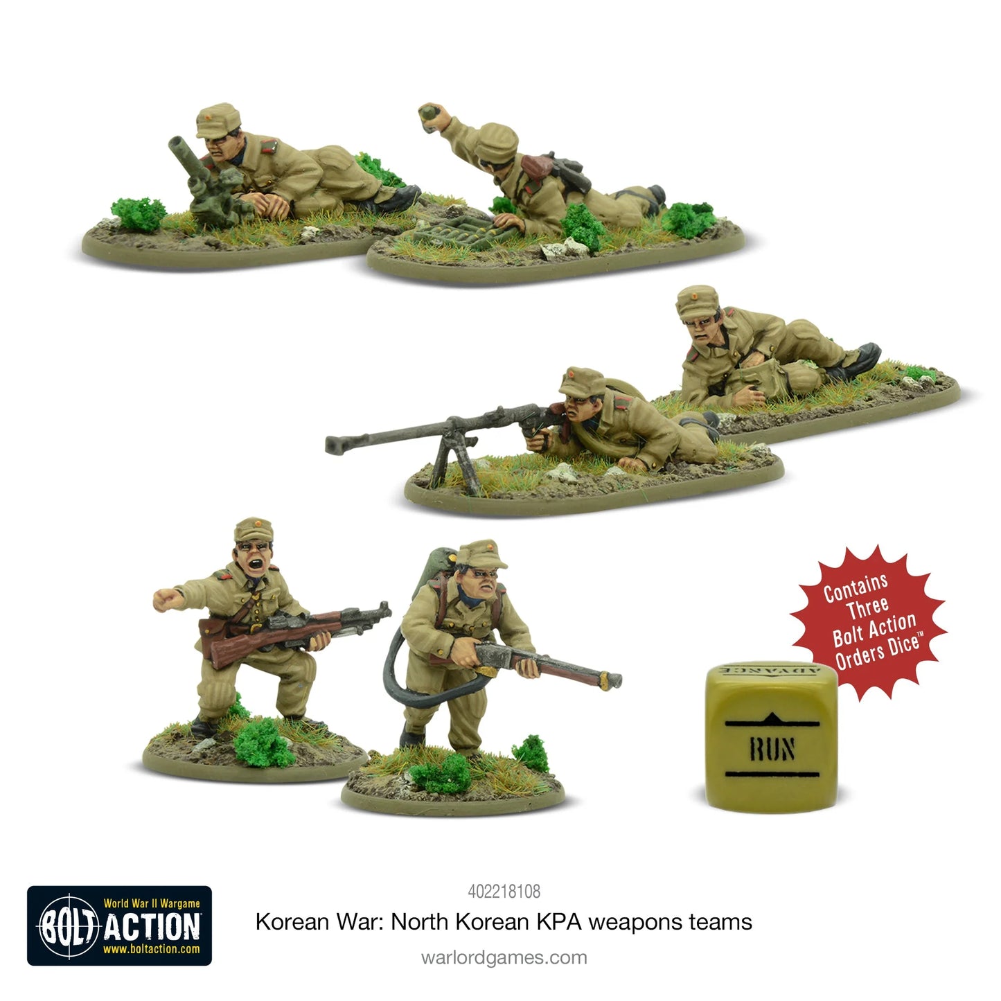 North Korean KPA weapons teams