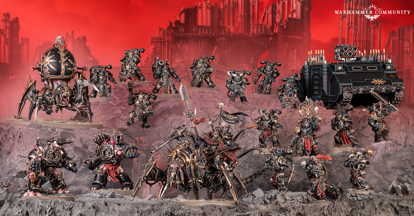 CHAOS SPACE MARINES: Battleforce Hellforged Warband