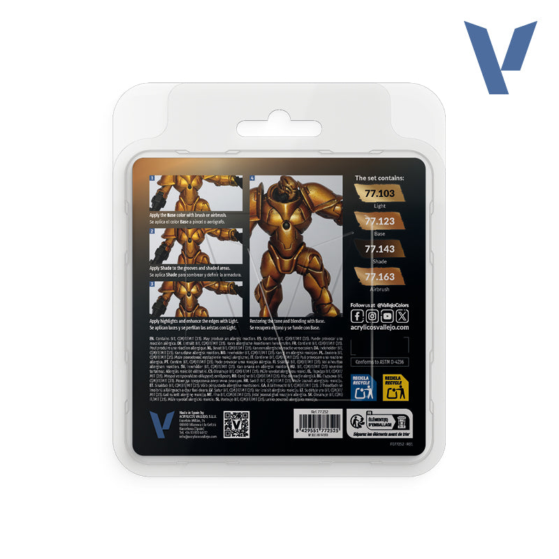 Vallejo - TMM Paint Set - Imperial Gold (77252)