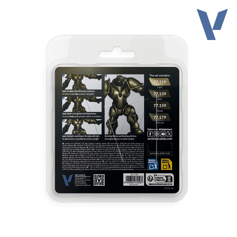 Vallejo - TMM Paint Set - Aged Metal (77258)