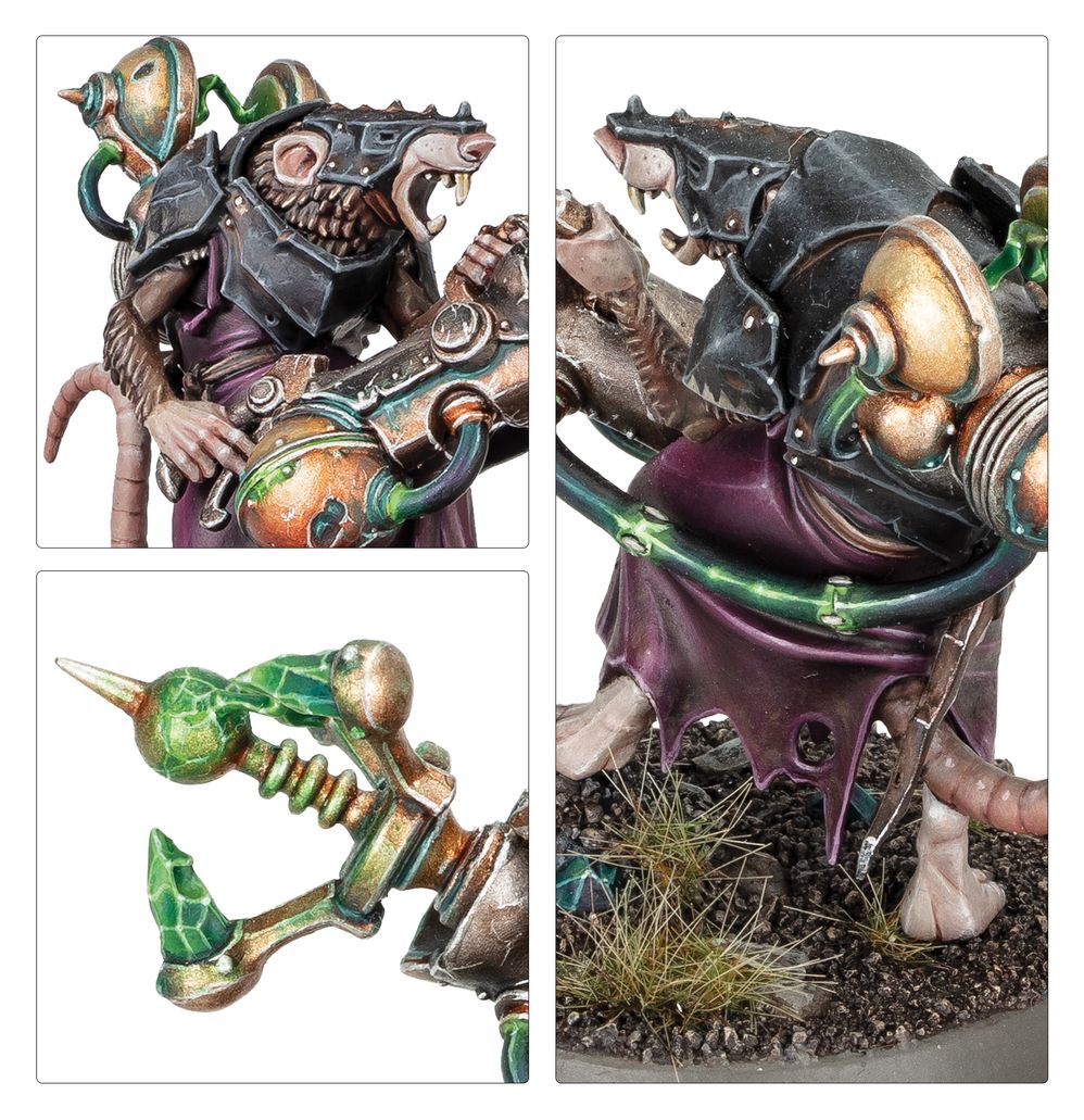 AOS SKAVEN: WARLOCK GALVANEER