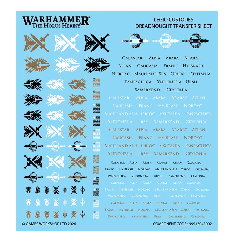 Horus Heresy:Legio Custodes Battle Group