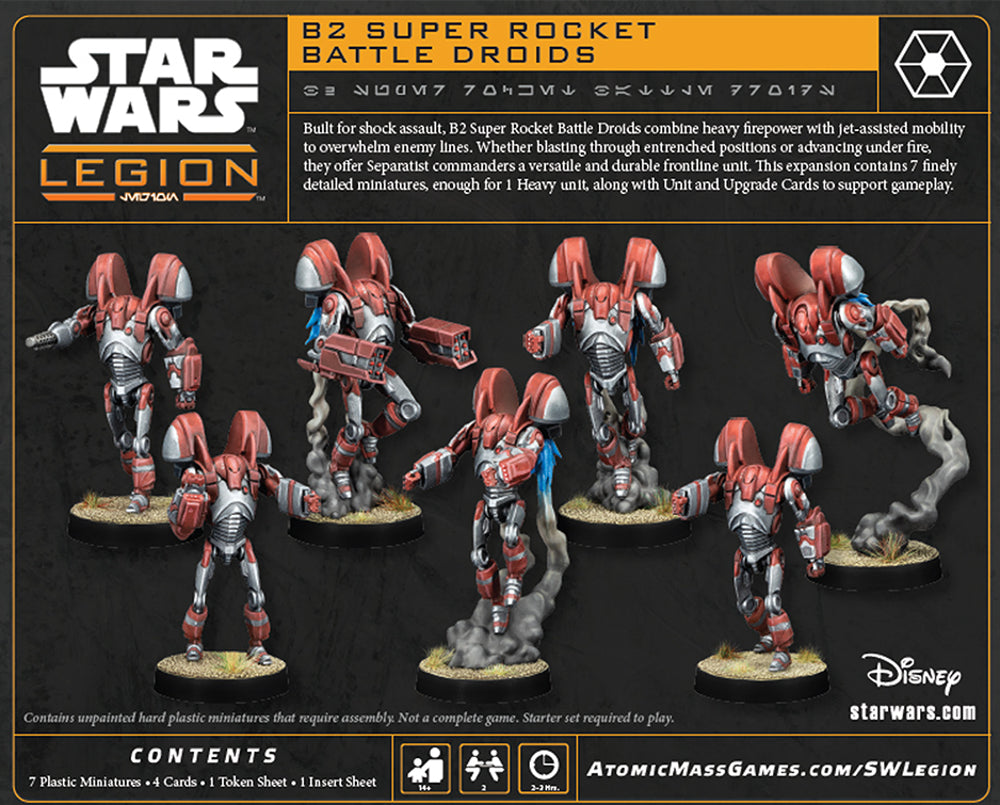 STAR WARS LEGION: B2 SUPER ROCKET BATTLE DROIDS EN