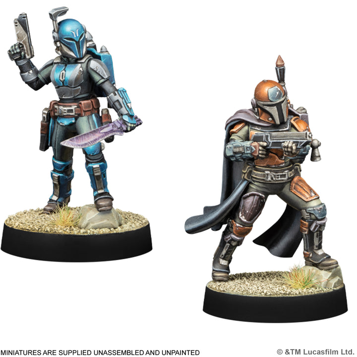 STAR WARS LEGION: CUSTOMIZABLE MANDALORIAN LEADER AND HUNTER EN
