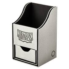 Dragon Shield Nest+ 100 Deck Box - Light Grey/Black - AT-40207