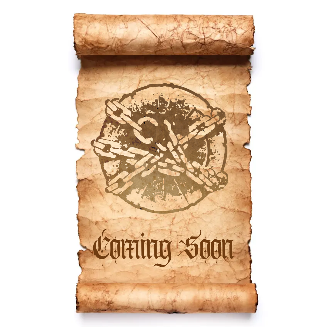 Dweghom Logo on Red Marbled Dice with Orange Pips - 24 per pack