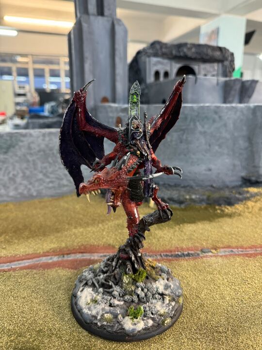 TSS0451 Old World Elspeth Von Draken on Carmine