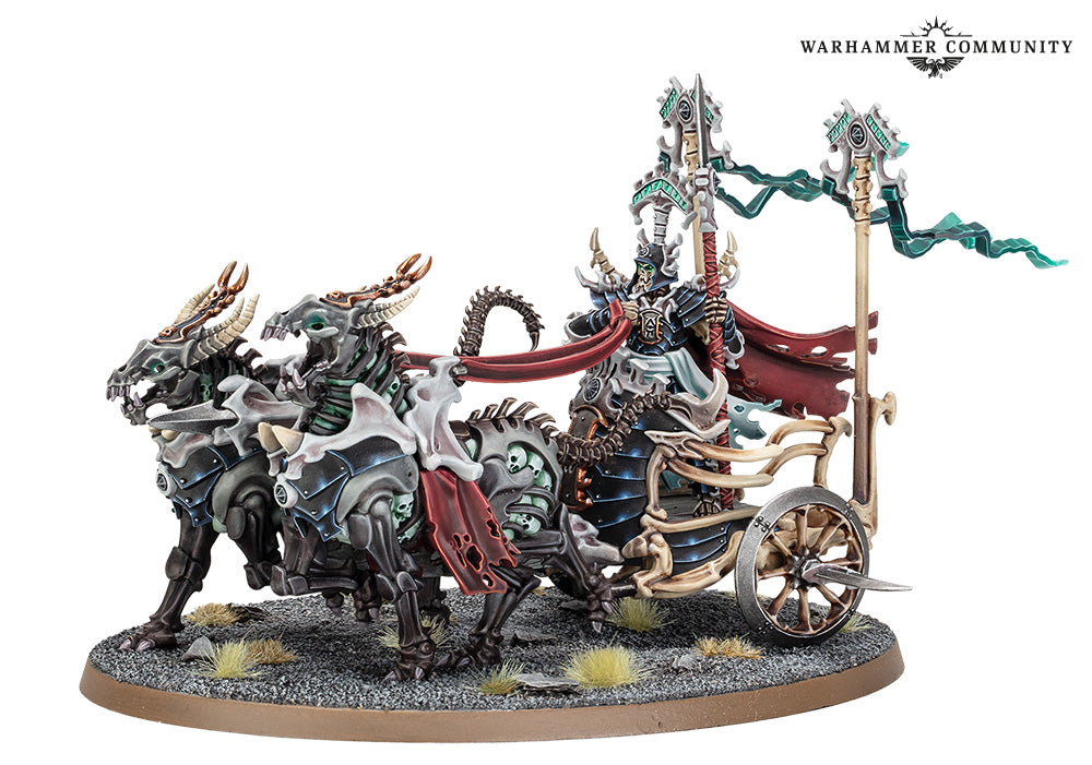 Ossiarch Bonereapers: Liege-Kavalos On War Chariot