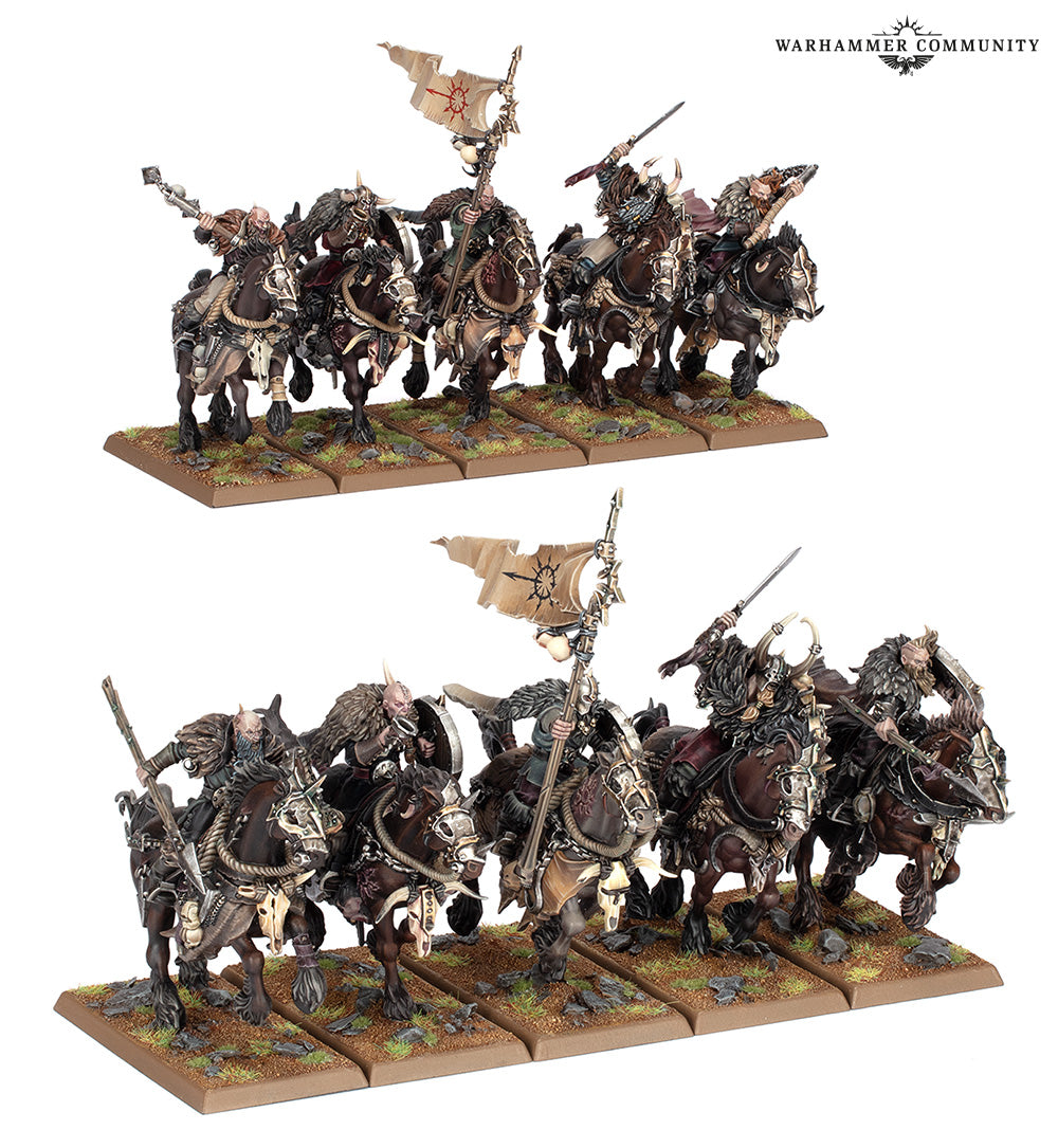 WARRIORS OF CHAOS:CHAOS MARAUDER HORSEMEN
