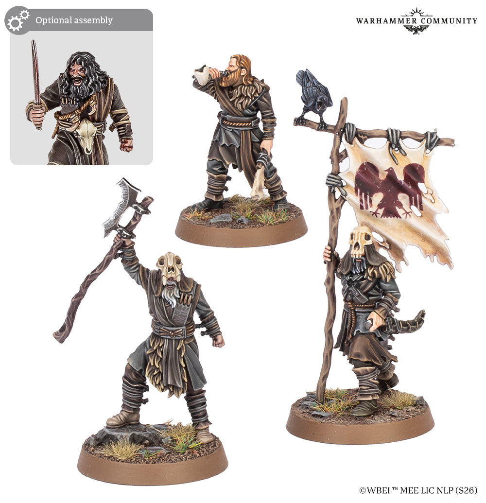 Middle Earth Strategy Board Game: Hill Tribesmen Commanders