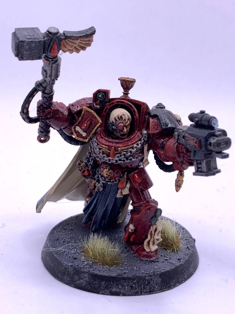 SSS384 Blood Angels Captain in Terminator Armor