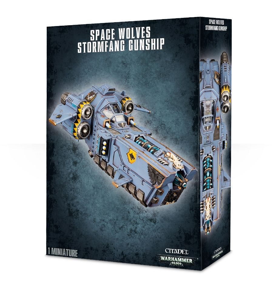 SPACE WOLVES STORMFANG GUNSHIP