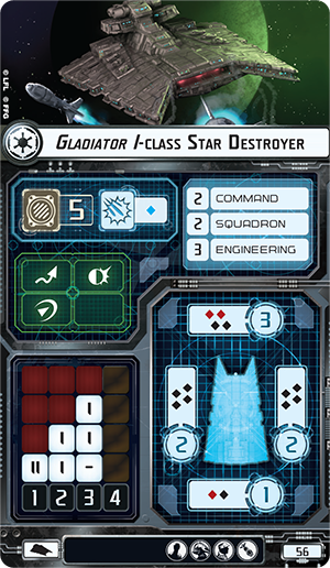 Star Wars Armada GLADIATOR CLASS STAR DESTROYER EXPANSION PACK