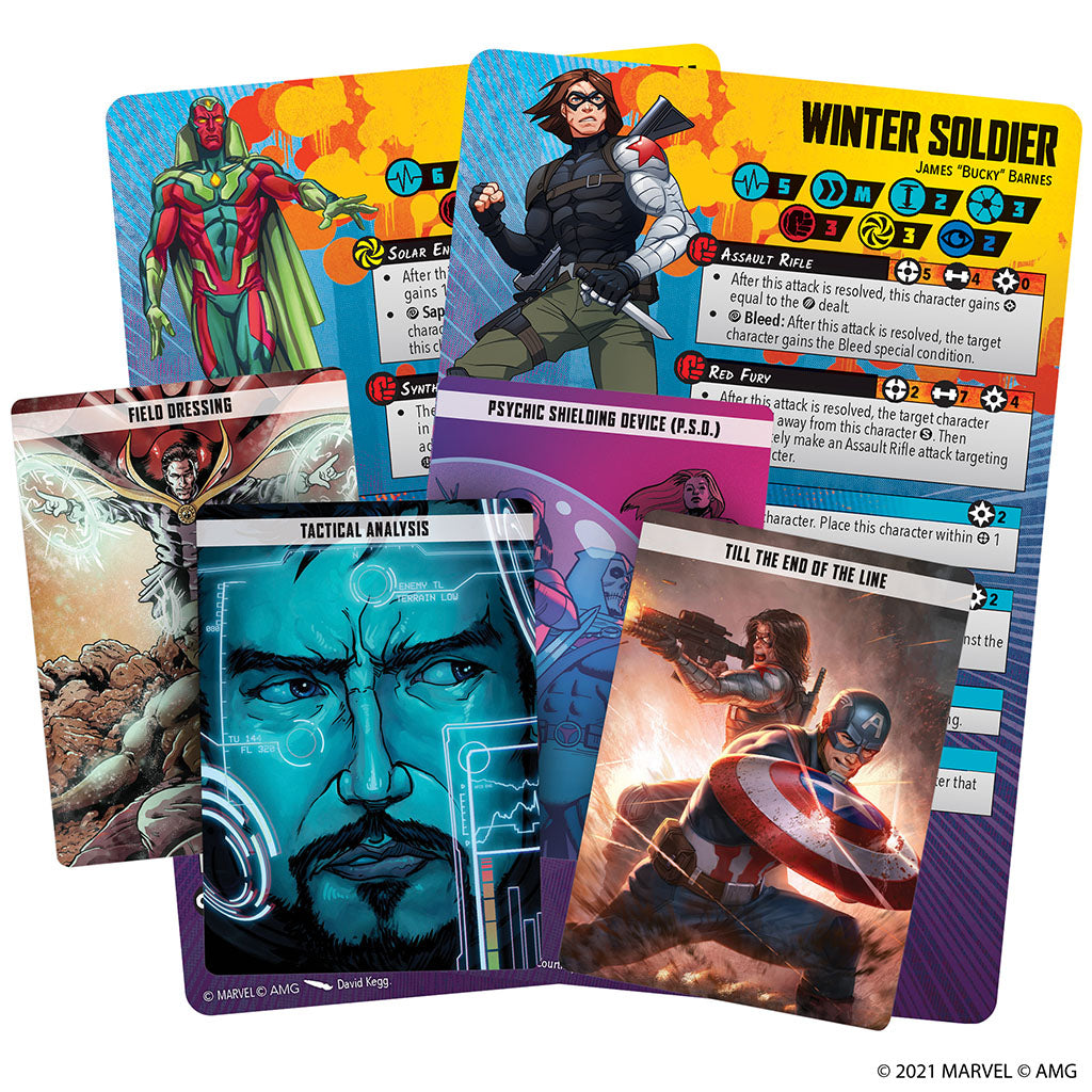 MARVEL CRISIS PROTOCOL: VISION WINTER SOLDIER CHARCTER PACK
