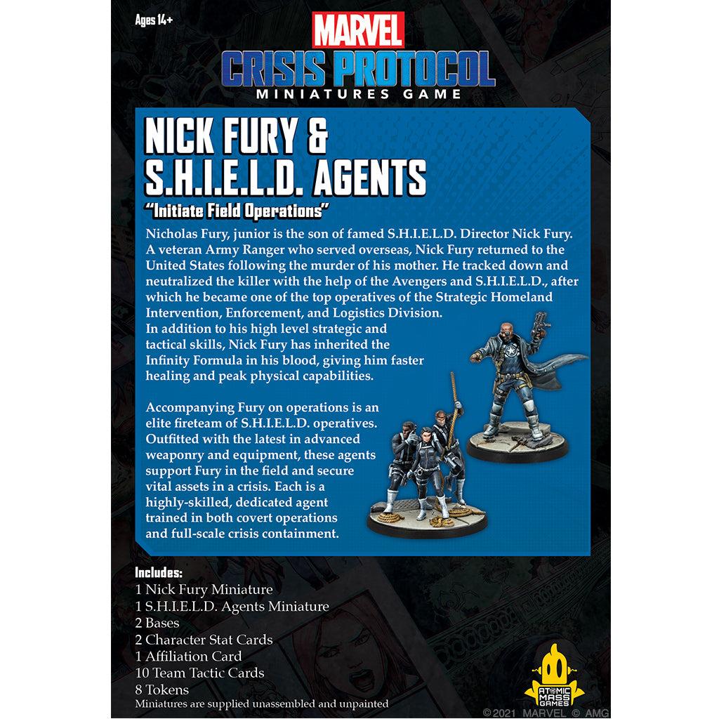 MARVEL CRISIS PROTOCOL: NICK FURY JR. AND S.H.I.E.L.D. AGENTS