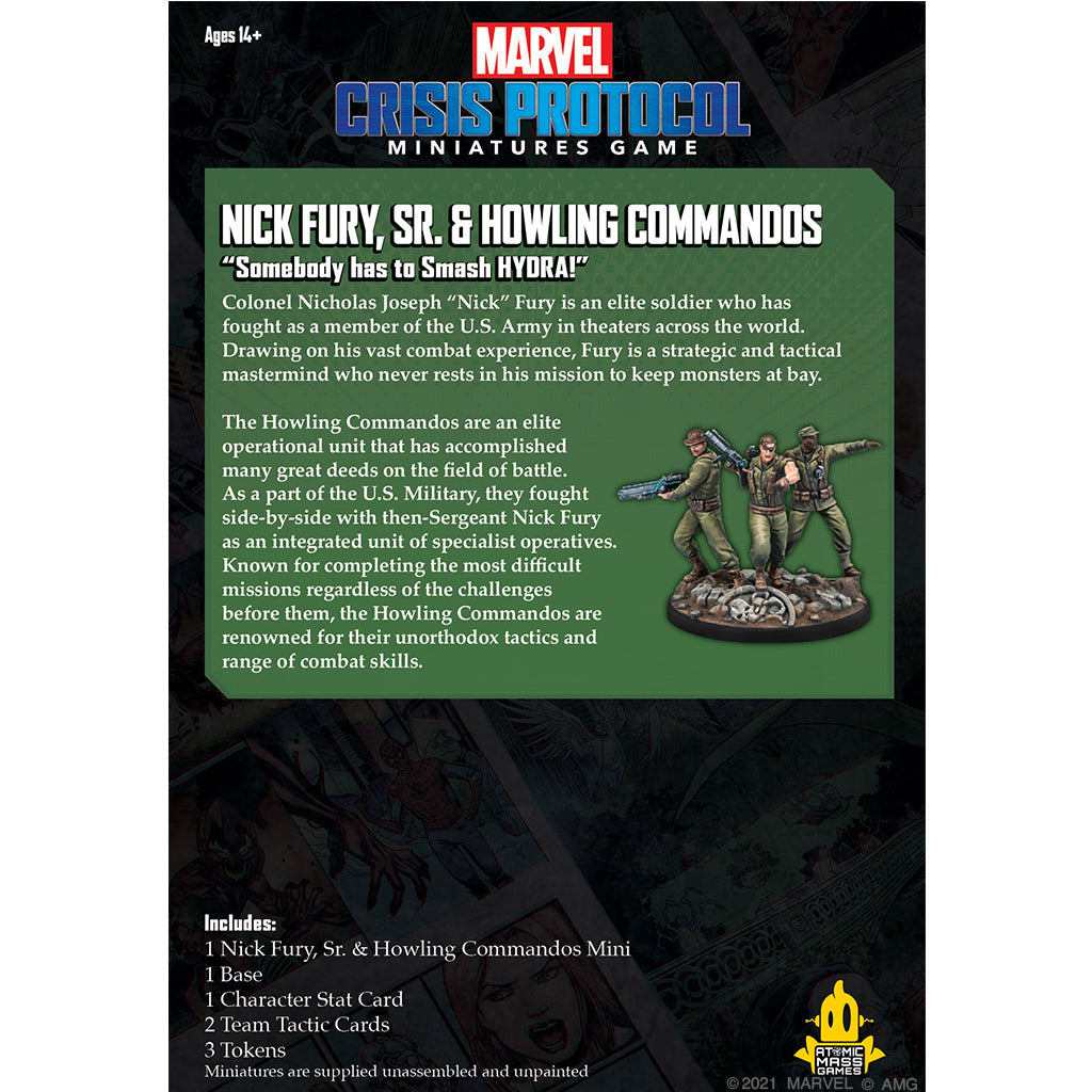 From Panel To Play: Nick Fury, SR. and Howling Commandos