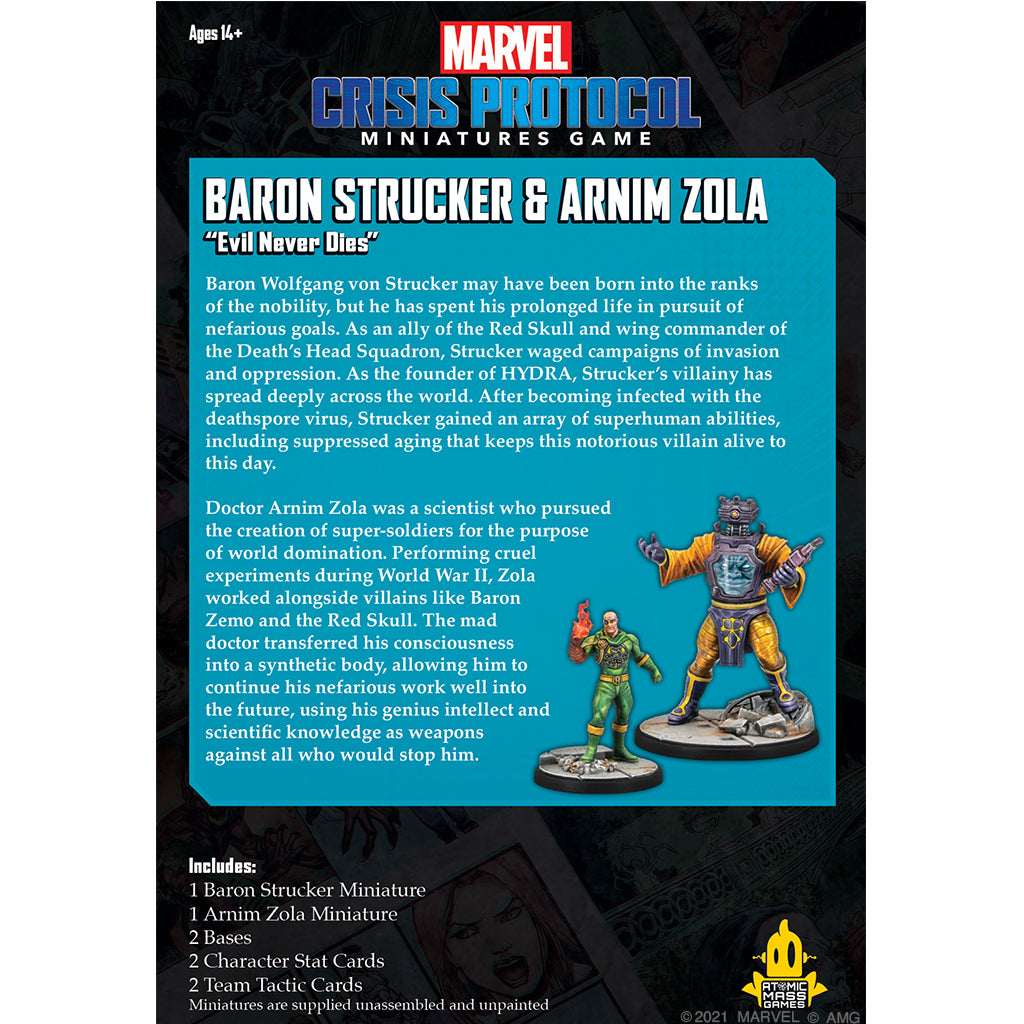 MARVEL CRISIS PROTOCOL: BARON STRUCKER & ARNIM ZOLA