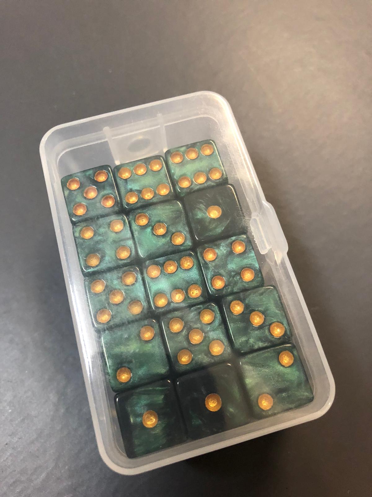 Baseline Chromastone Dice Set Jade Green 30pc