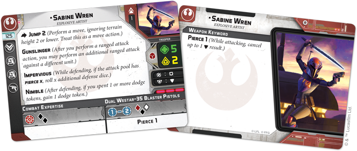 Star Wars Legion: SABINE WREN OPERATIVE EXPANSION