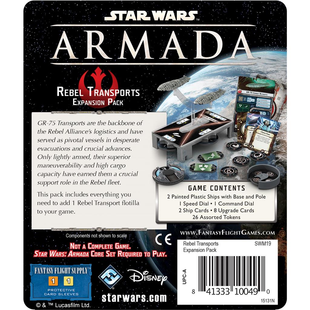 Star Wars Armada REBEL TRANSPORTS EXPANSION PACK DMZ HK