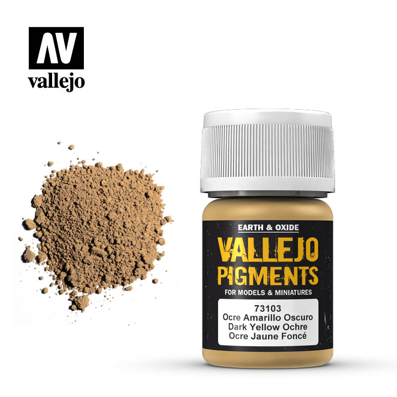 Vallejo - Pigment - Dark Yellow Ocher (73103)