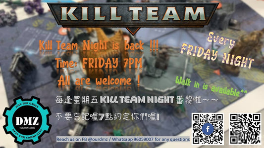Killteam Night on Fridays