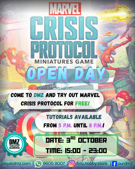 Marvel Crisis Protocol Open Day - 3 Oct