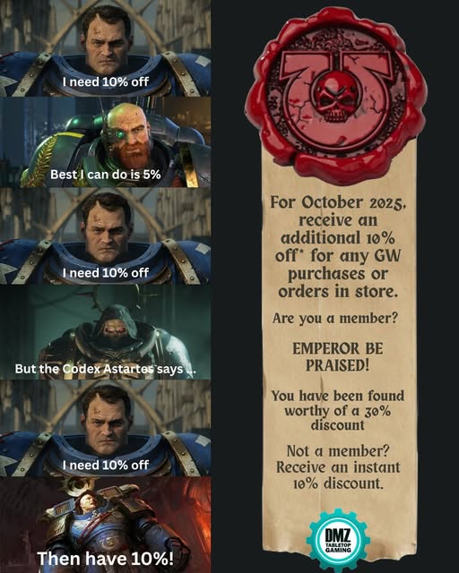 GW October 2025 offer