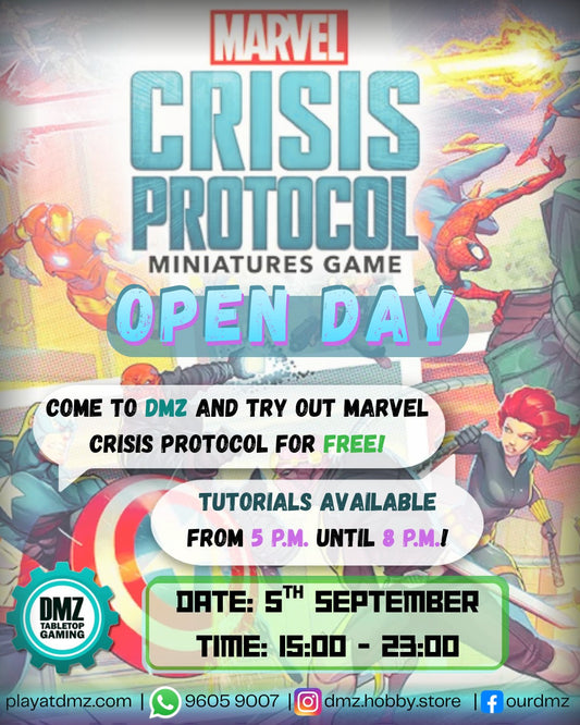 Marvel Crisis Protocol Open Day - 5 September