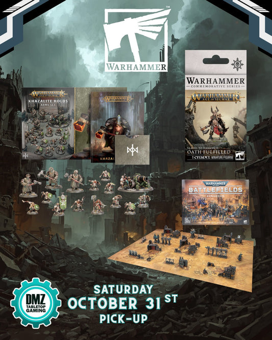 Armageddon: Battlefields Pre-painted Terrain plus more - 31 Oct