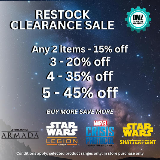 RESTOCK CLEARANCE SALE 2025