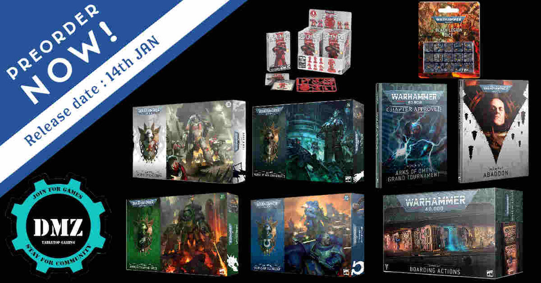 Preorder Battleforce / Black Legion Dice/ Blind Box Space Marines