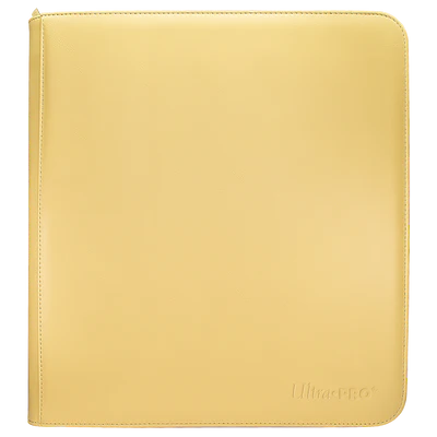 Vivid 12-Pocket Zippered PRO-Binder: Yellow