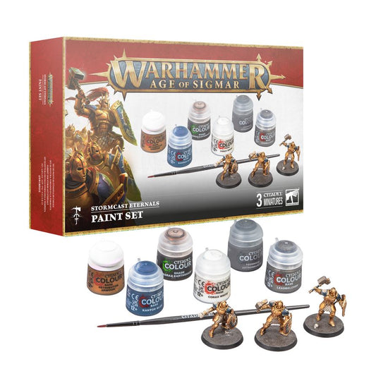 AGE OF SIGMAR: STORMCAST + PAINT SET + CLIPPERS