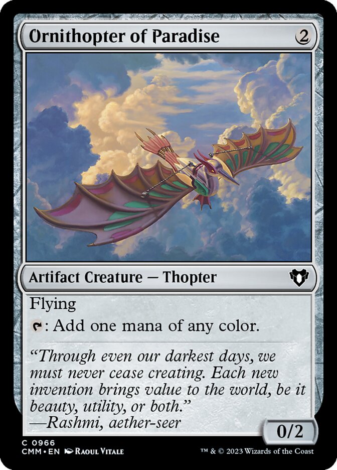 Ornithopter of Paradise (CMM) (C)