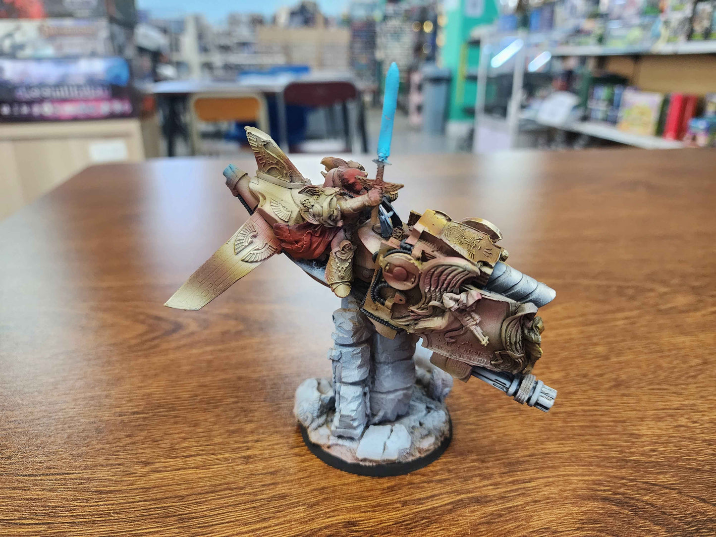 TSS0719 Custodes Shield Captain on Bike