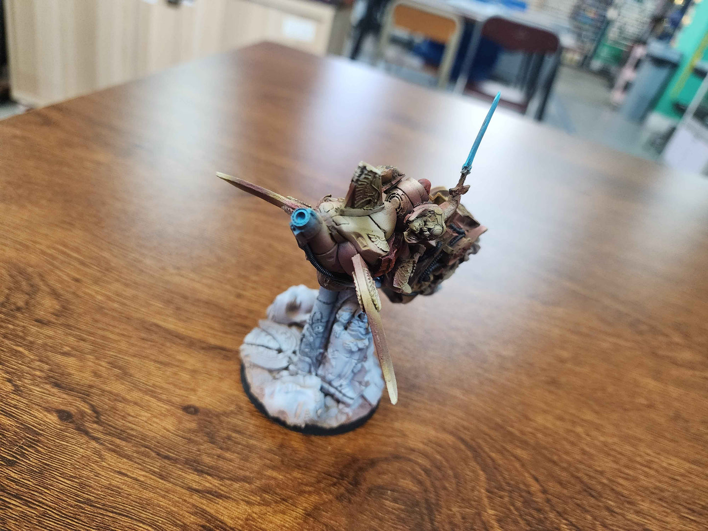 TSS0719 Custodes Shield Captain on Bike