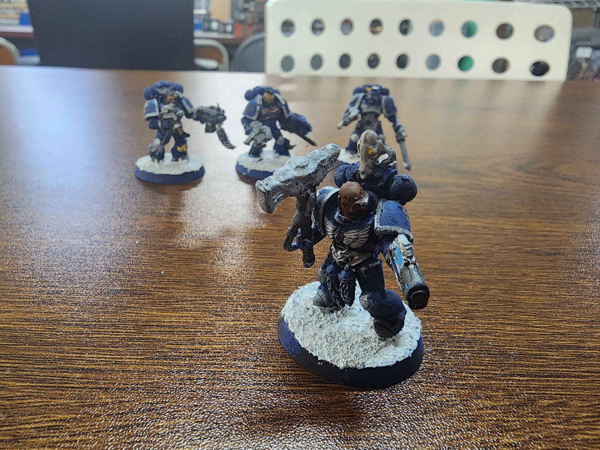 SSS671 Space wolves company veterans x5
