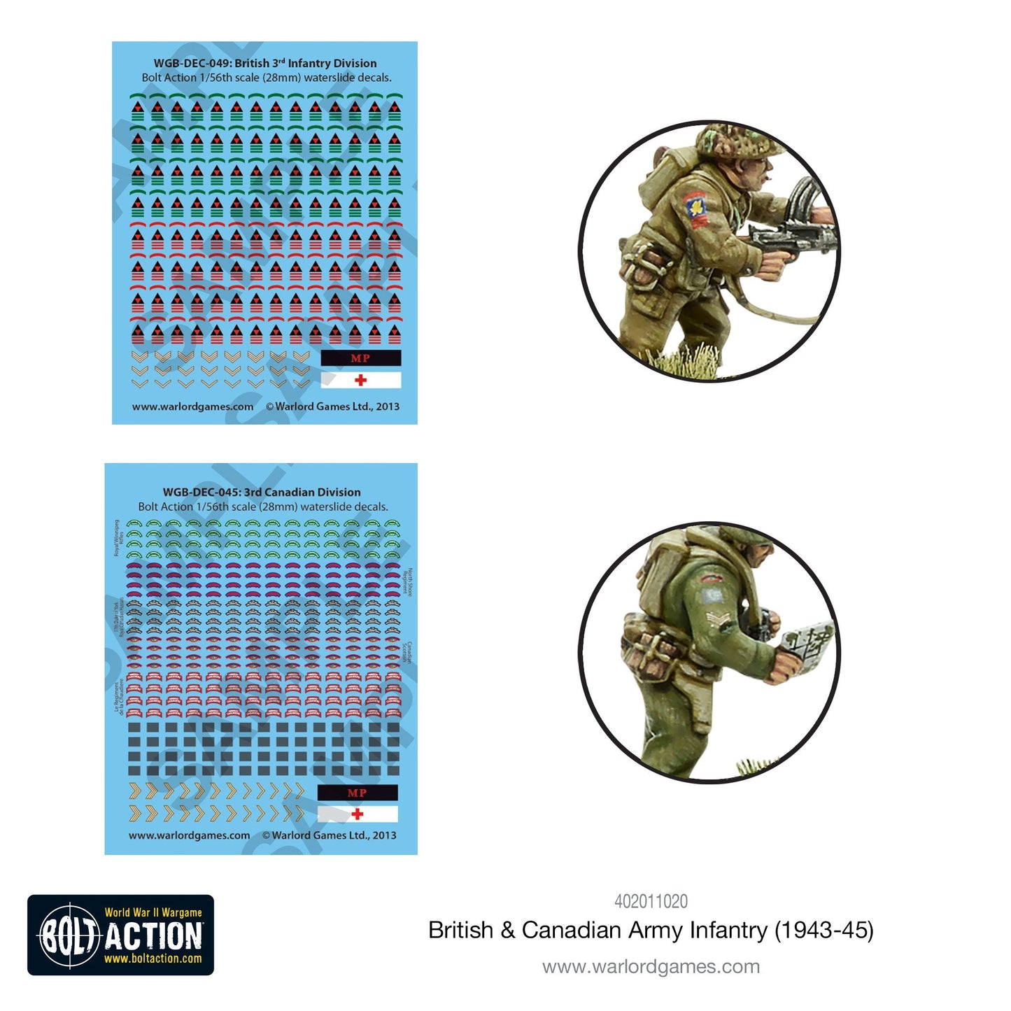 BOLT ACTION British & Canadian Infantry (1943-45)