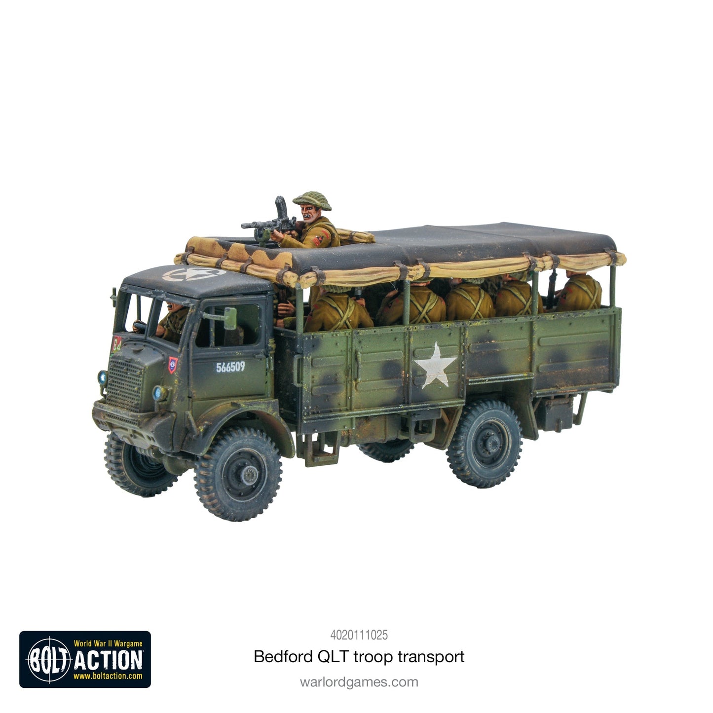Bolt Action Bedford Truck / Bedford QLT Troop Transport