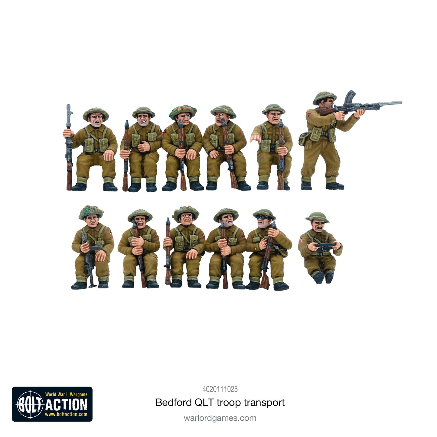 Bolt Action Bedford Truck / Bedford QLT Troop Transport