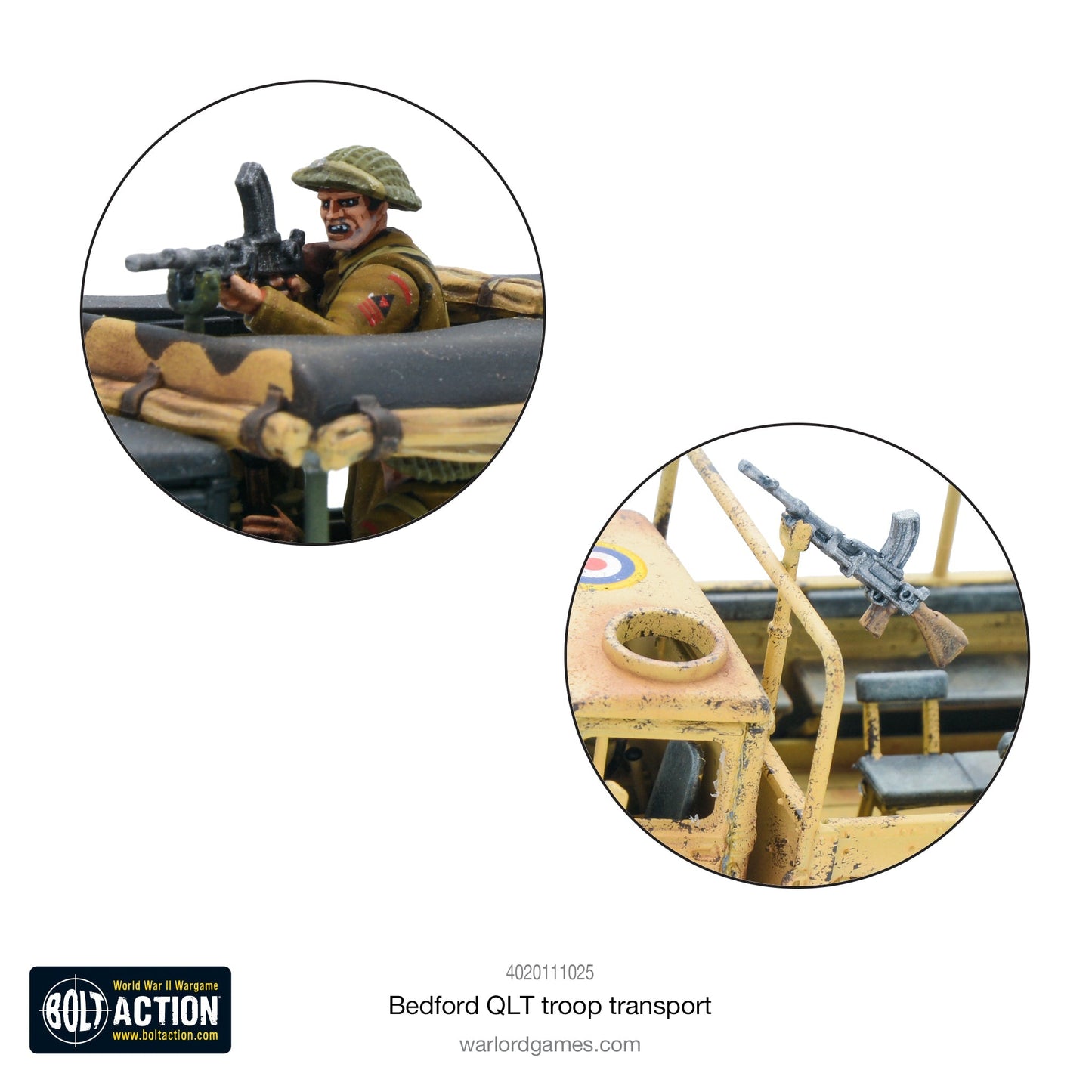 Bolt Action Bedford Truck / Bedford QLT Troop Transport