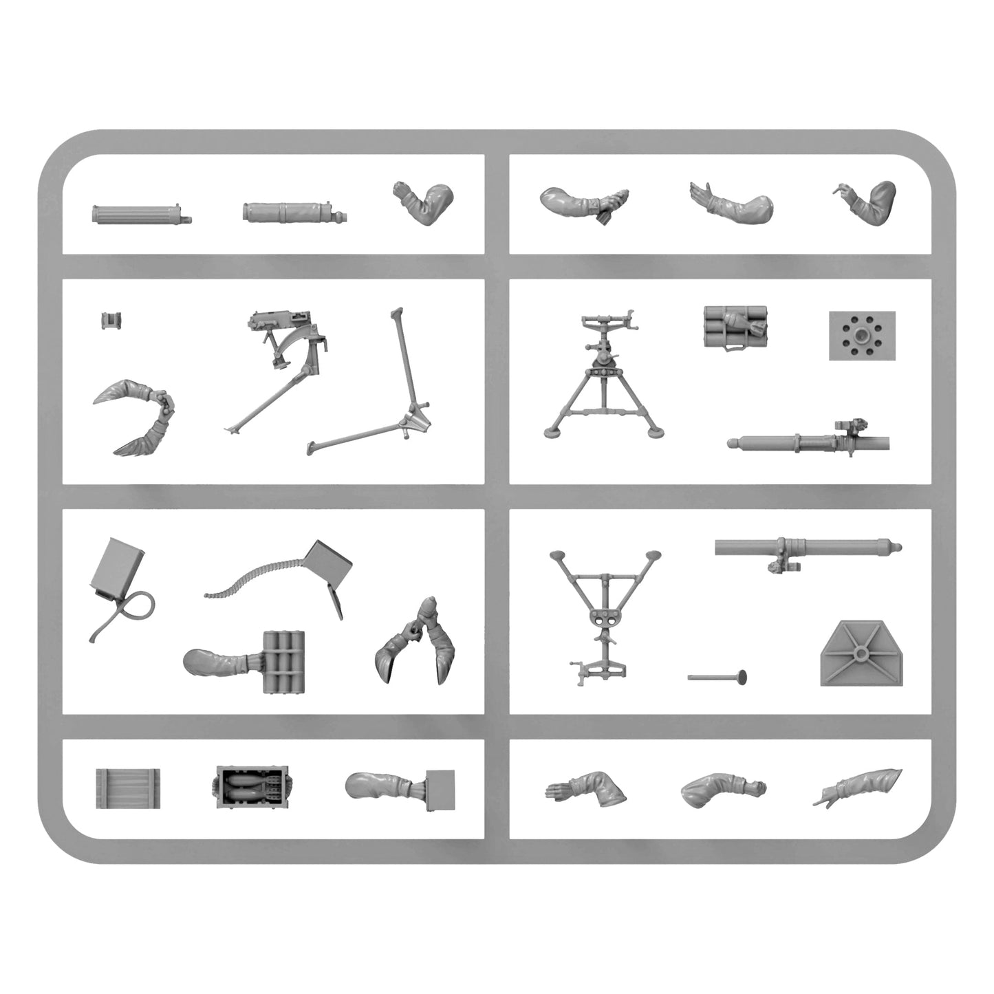 Bolt Action British Heavy weapons platoon (plastic)
