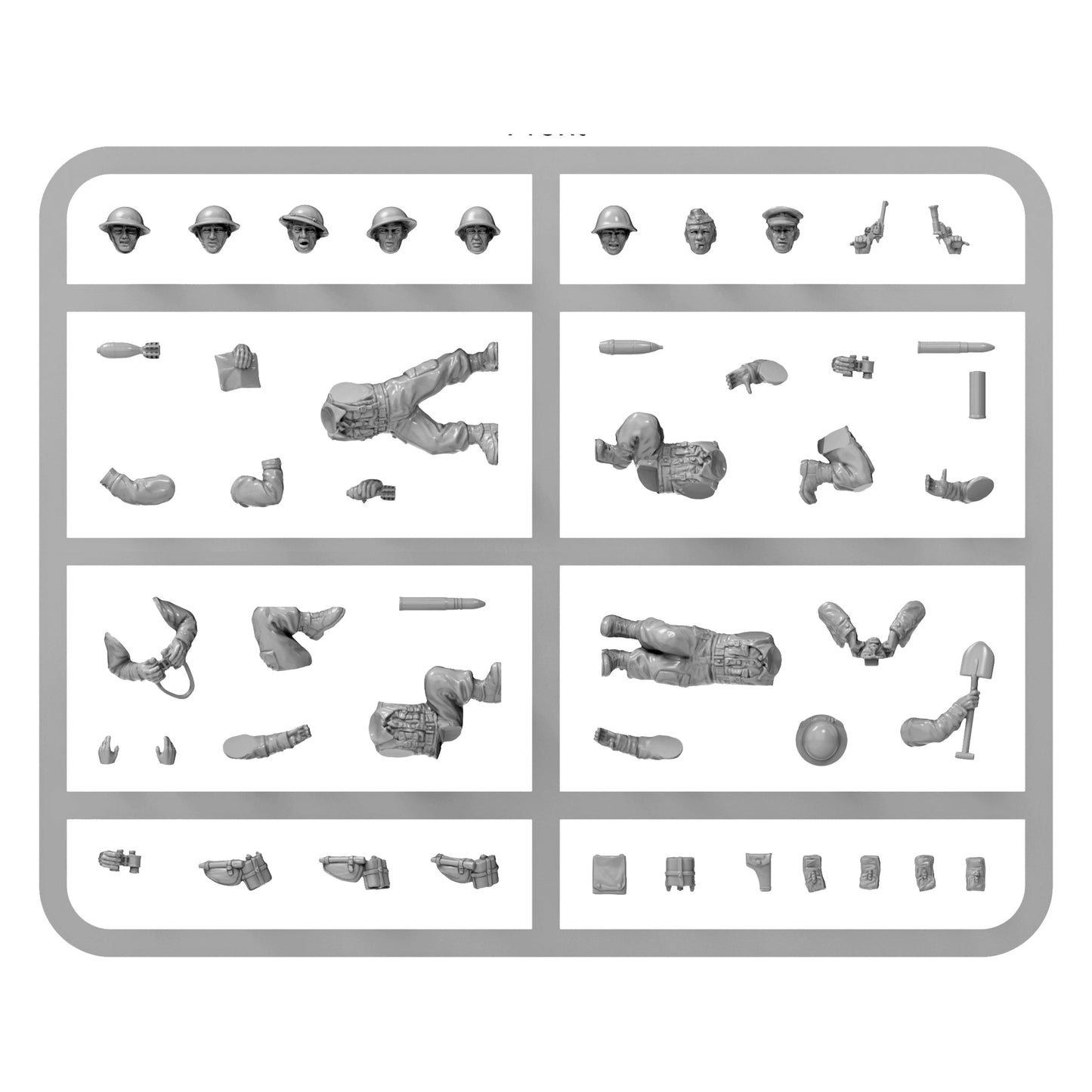 Bolt Action British Heavy weapons platoon (plastic)