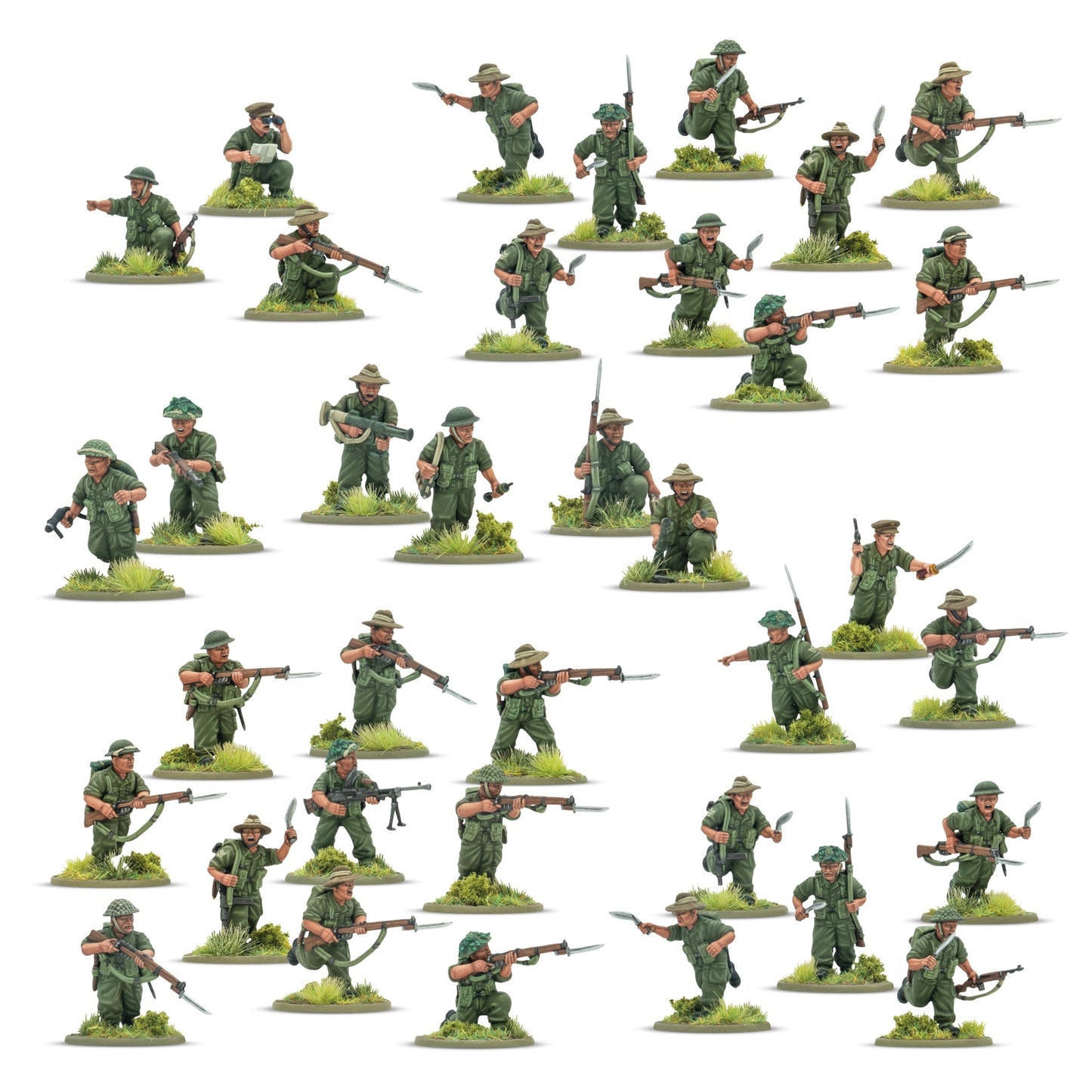 Bolt Action Gurkha Infantry Platoon
