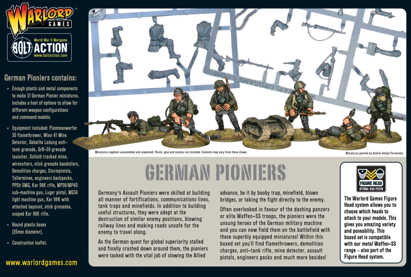 BOLT ACTION GERMAN PIONIERS