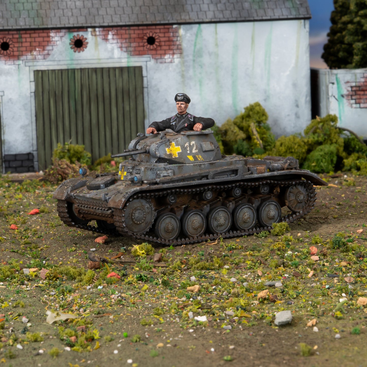 Bolt Action German Panzer II (plastic)